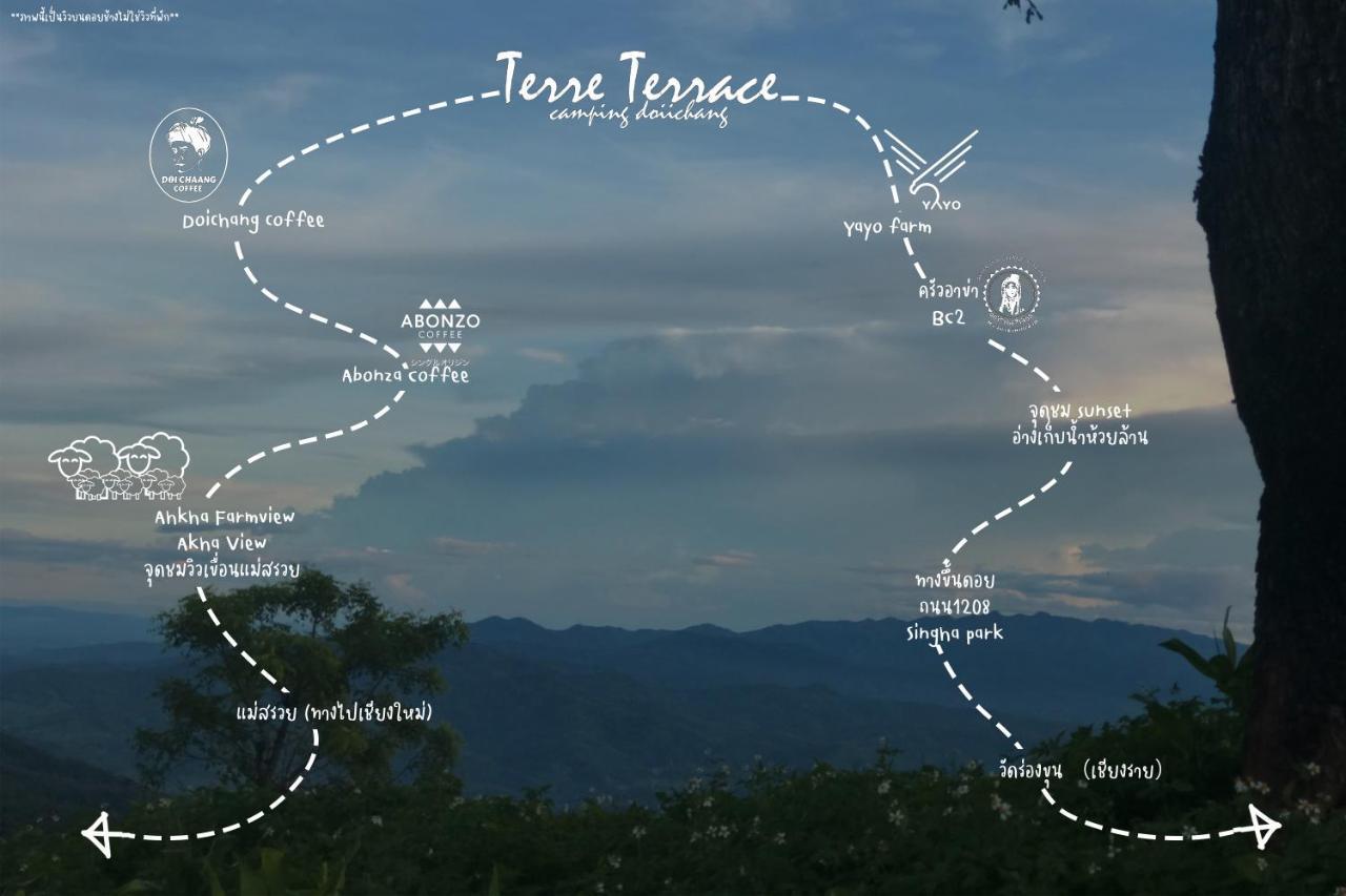 Terre Terrace Glamping - Doichang Ban Huai Khai Exterior photo